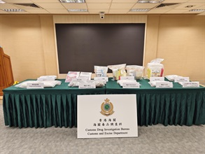 Hong Kong Customs conducted an anti-narcotics operation codenamed "Sniper II" between January 1 and May 16 to combat syndicates smuggling drugs by using consolidated consignments. During the operation, Customs detected 14 cases and seized about 20 kilograms of suspected dangerous drugs, including about 8.5kg of suspected ketamine, about 5.2kg of suspected cannabis-type dangerous drugs, about 4kg of suspected methamphetamine and about 2kg of suspected cocaine. The total estimated market value of the seizures was about $9.1 million.