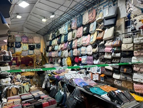 Hong Kong Customs mounted a special enforcement operation in Mong Kok between September 20 and today (September 25) to combat the sale of counterfeit goods and seized about 8 500 items of suspected counterfeit goods with an estimated market value of about $3.6 million. Photo shows some of the suspected counterfeit goods seized by Customs officers at a fixed-pitch hawker stall in Mong Kok.