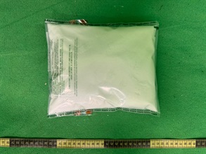 Hong Kong Customs on December 2 seized about one kilogram of suspected etomidate with an estimated market value of about $1 million at Hong Kong International Airport. Photo shows the suspected etomidate seized.